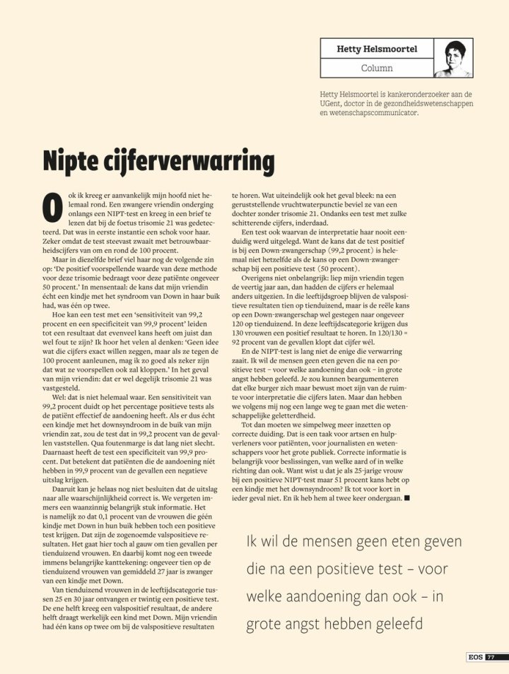 Nipte cijferverwarring